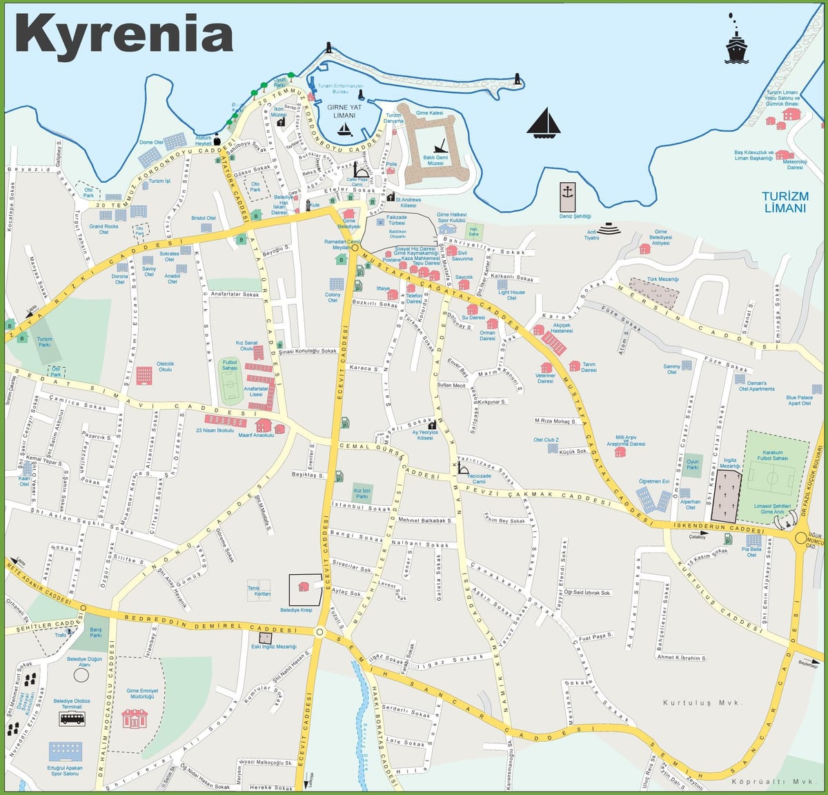 แผนที่ทางเหนือของไซปรัส name cyprus. kgm
