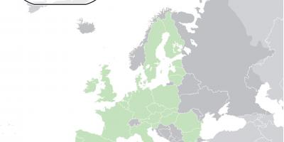 แผนที่ของยุโรปแสดงไซปรัส name